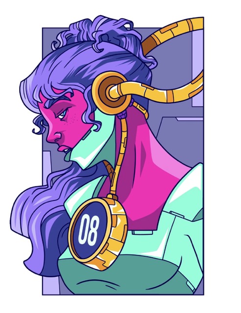 Character concept digital art